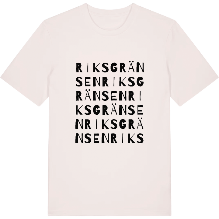 Riksgränsen ordlek t-shirt – t-shirt från PinShirt