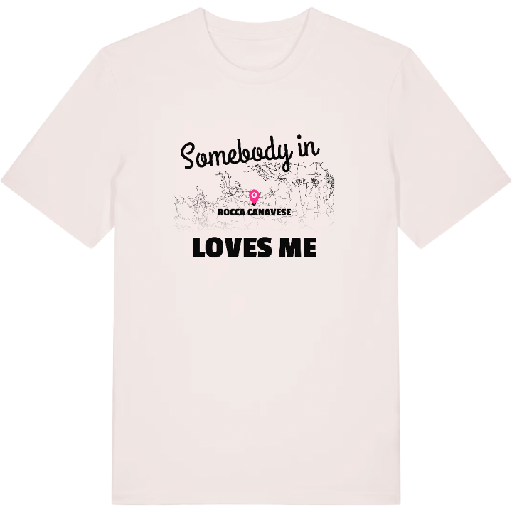 Någon i Rocca Canavese älskar mig t-shirt – t-shirt från PinShirt