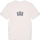 Röd college t-shirt