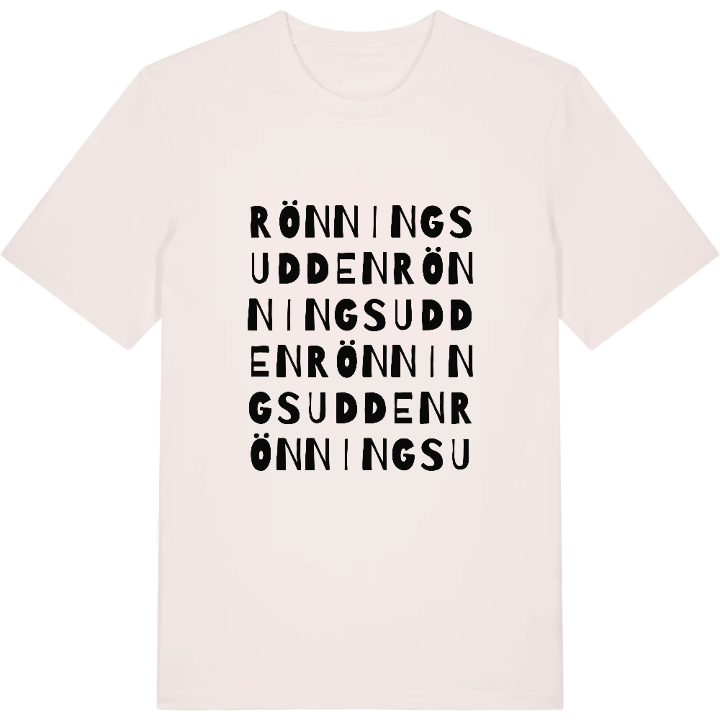 Rönningsudden ordlek t-shirt – t-shirt från PinShirt
