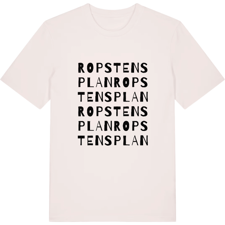Ropstensplan ordlek t-shirt – t-shirt från PinShirt