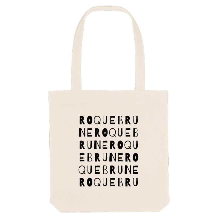 Roquebrune ordlek tygkasse – tygkasse från PinShirt