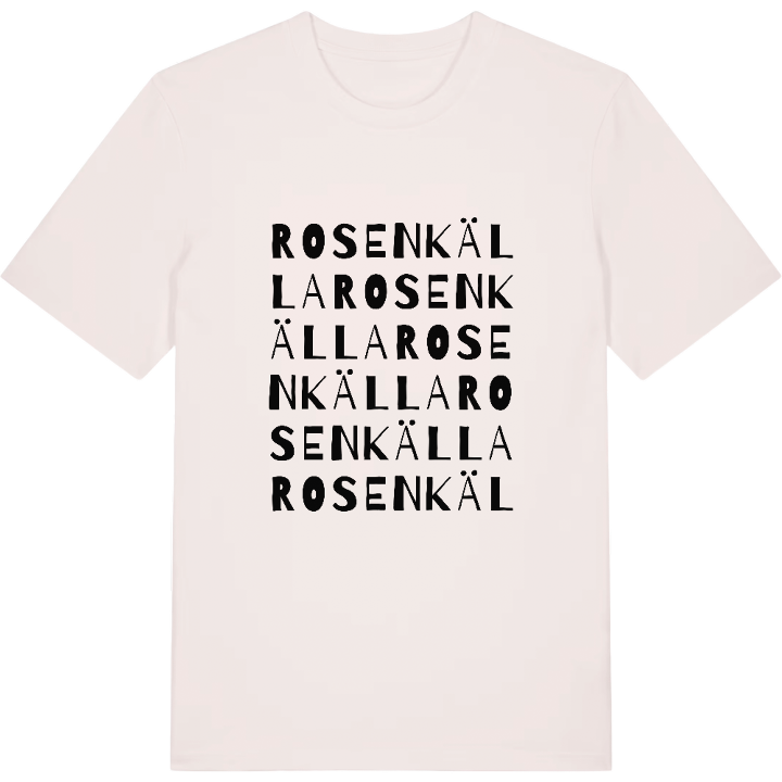 Rosenkälla ordlek t-shirt – t-shirt från PinShirt