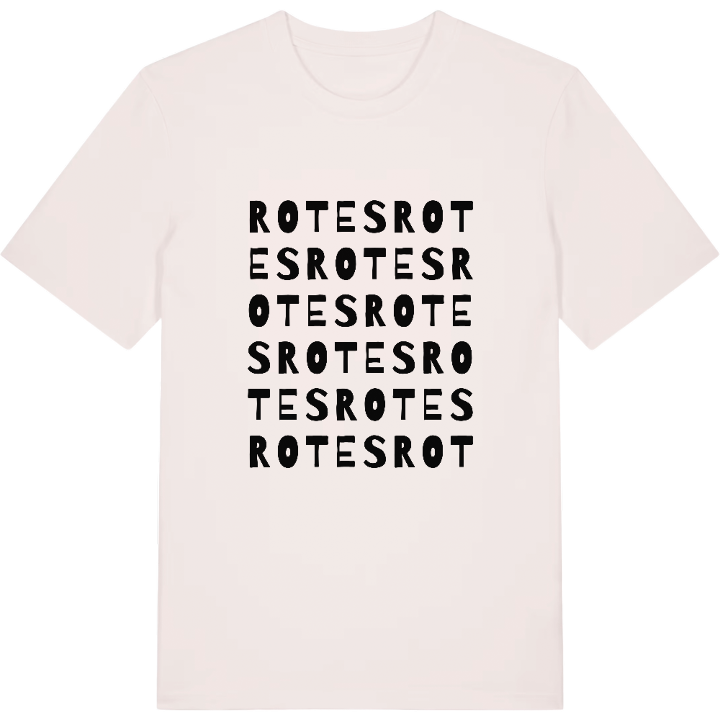 Rotes ordlek t-shirt – t-shirt från PinShirt