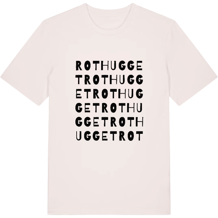Rothugget ordlek t-shirt – t-shirt från PinShirt