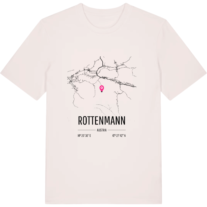 Rottenmann karta t-shirt – t-shirt från PinShirt