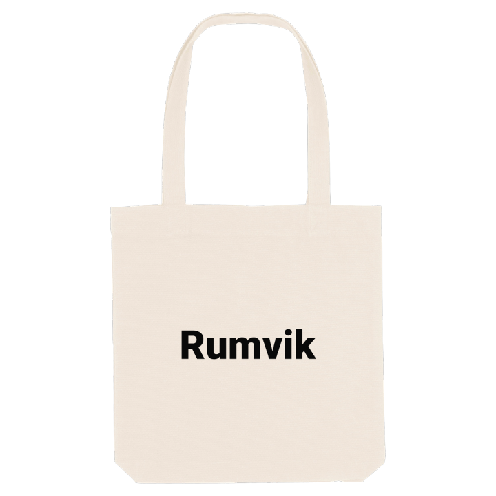 Rumvik fetstil tygkasse – tygkasse från PinShirt