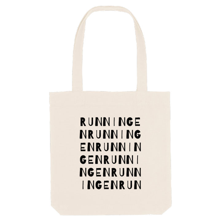 Runningen ordlek tygkasse – tygkasse från PinShirt
