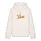Rust baseball hoodie