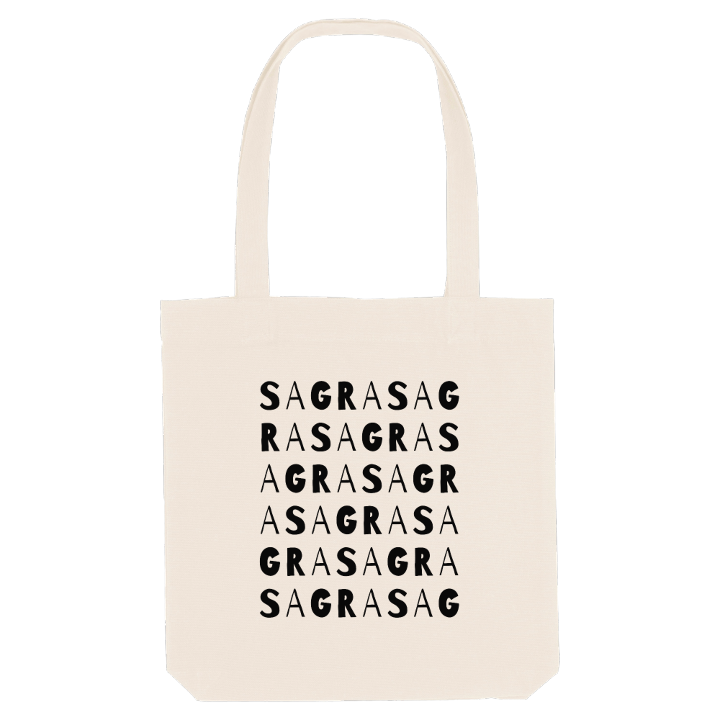 Sagra ordlek tygkasse – tygkasse från PinShirt