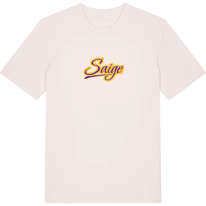 Saige baseball t-shirt – t-shirt från PinShirt