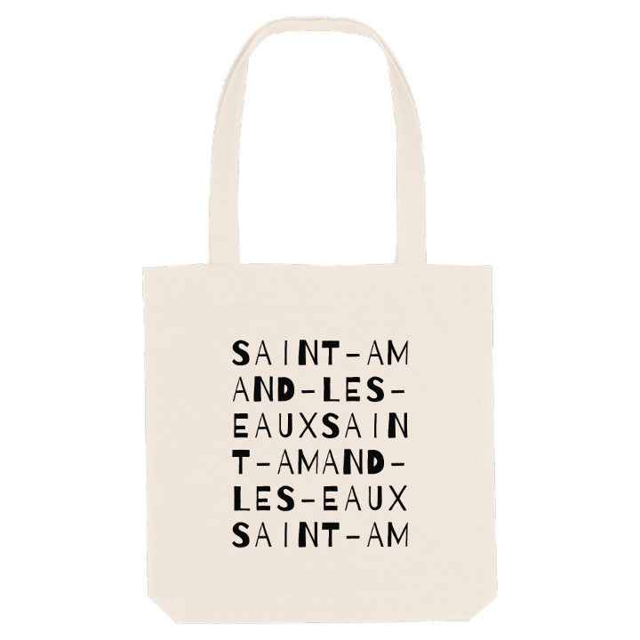 Saint-Amand-les-Eaux ordlek tygkasse – tygkasse från PinShirt