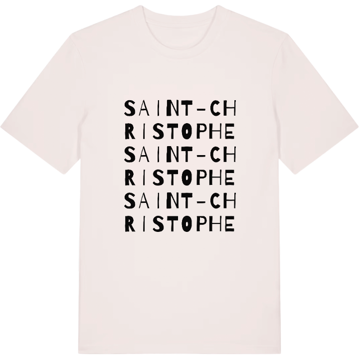 Saint-Christophe ordlek t-shirt – t-shirt från PinShirt