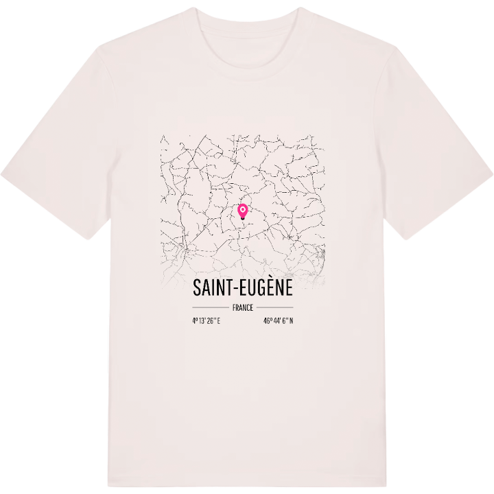 Saint-Eugène karta t-shirt – t-shirt från PinShirt