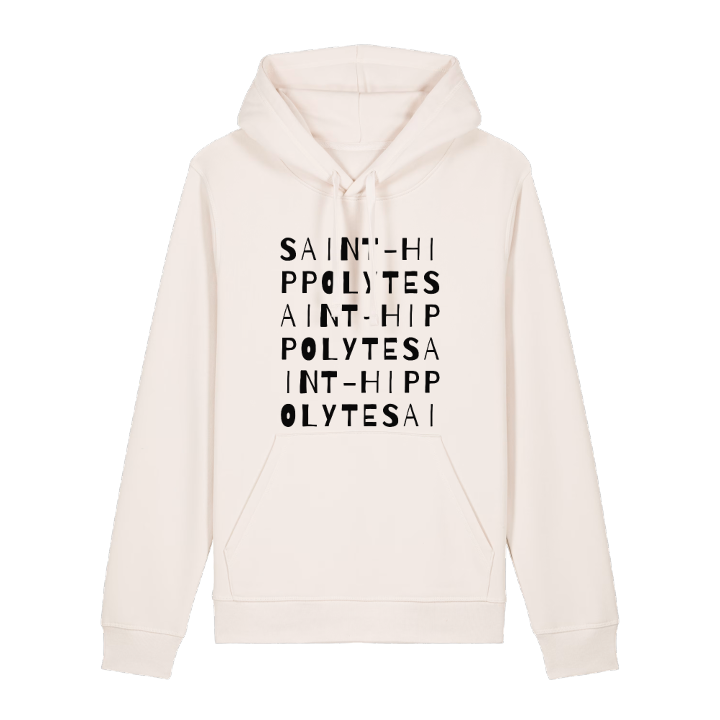 Saint-Hippolyte ordlek hoodie – hoodie från PinShirt