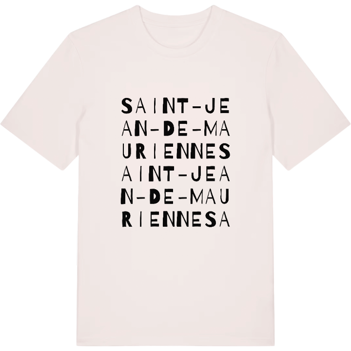 Saint-Jean-de-Maurienne ordlek t-shirt – t-shirt från PinShirt
