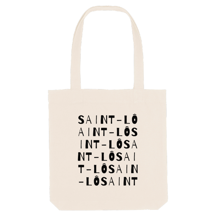 Saint-Lô ordlek tygkasse – tygkasse från PinShirt