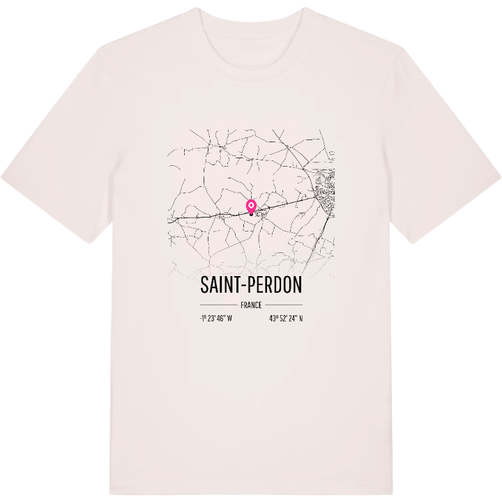 Saint-Perdon karta t-shirt – t-shirt från PinShirt
