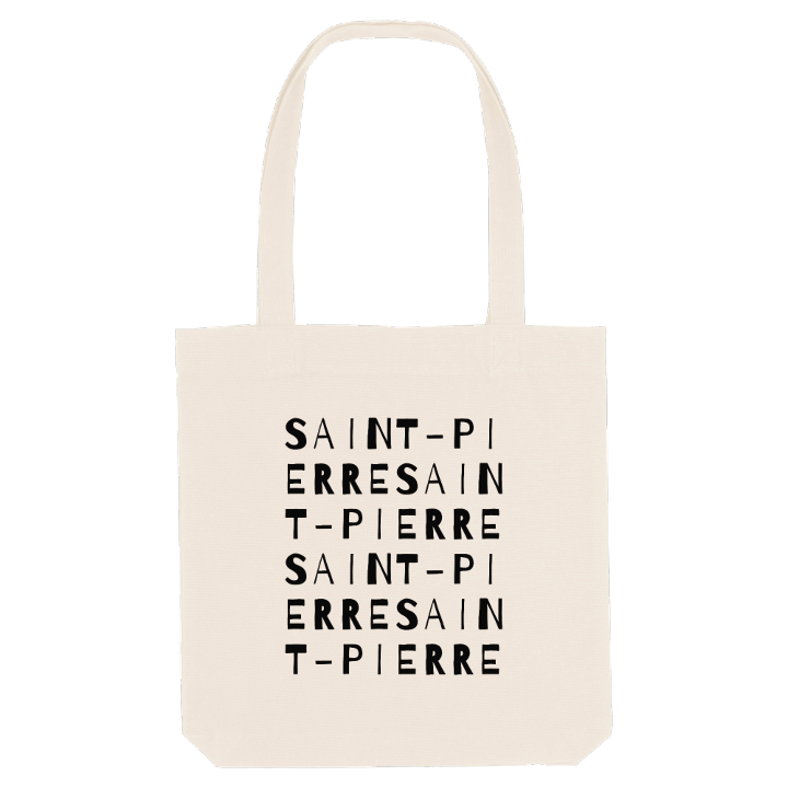 Saint-Pierre ordlek tygkasse – tygkasse från PinShirt