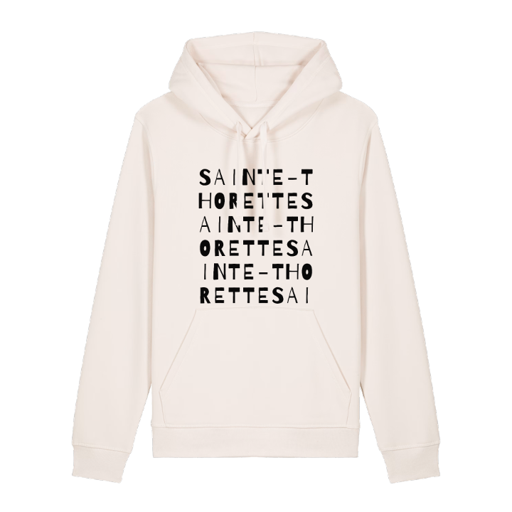 Sainte-Thorette ordlek hoodie – hoodie från PinShirt