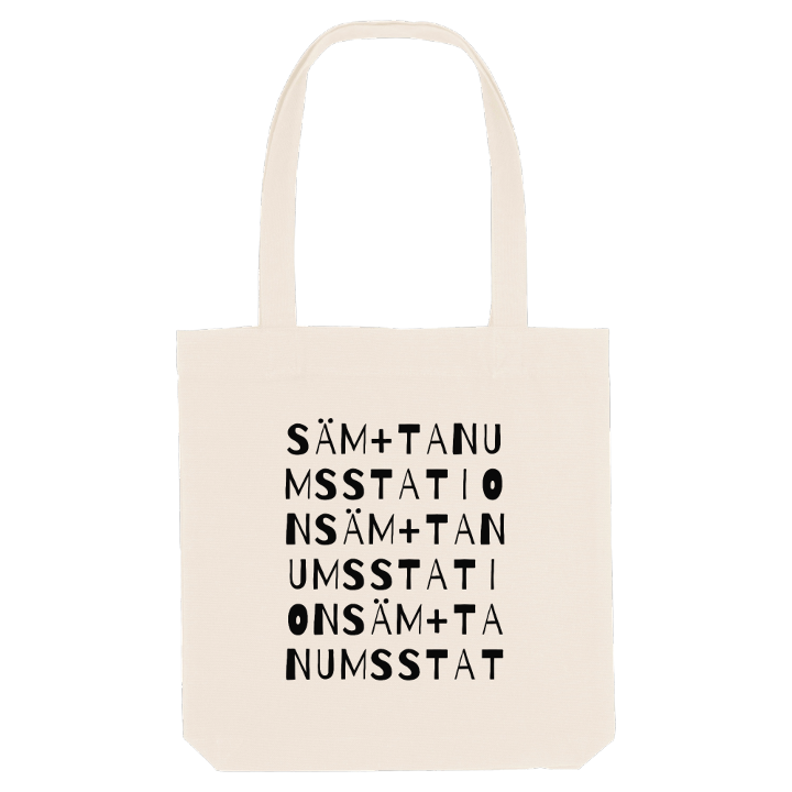 Säm + Tanums station ordlek tygkasse – tygkasse från PinShirt