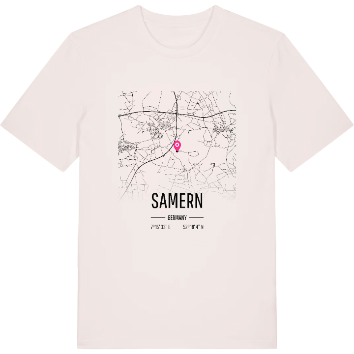 Samern karta t-shirt – t-shirt från PinShirt
