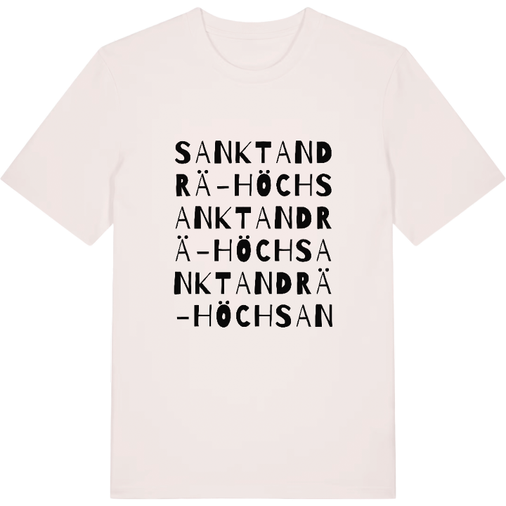 Sankt Andrä-Höch ordlek t-shirt – t-shirt från PinShirt