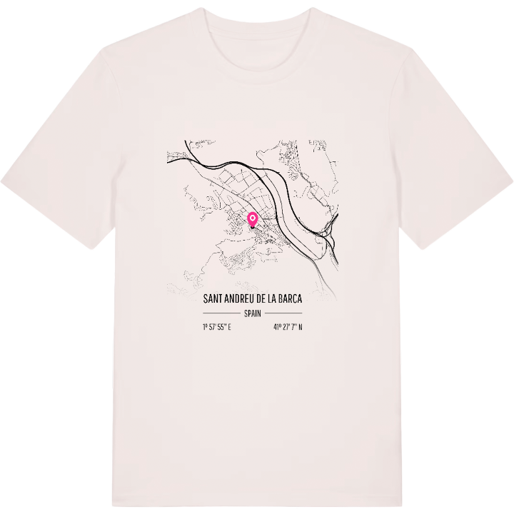 Sant Andreu de la Barca karta t-shirt – t-shirt från PinShirt