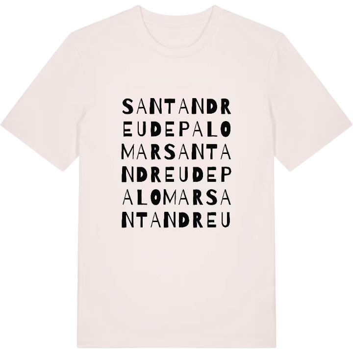 Sant Andreu de Palomar ordlek t-shirt – t-shirt från PinShirt