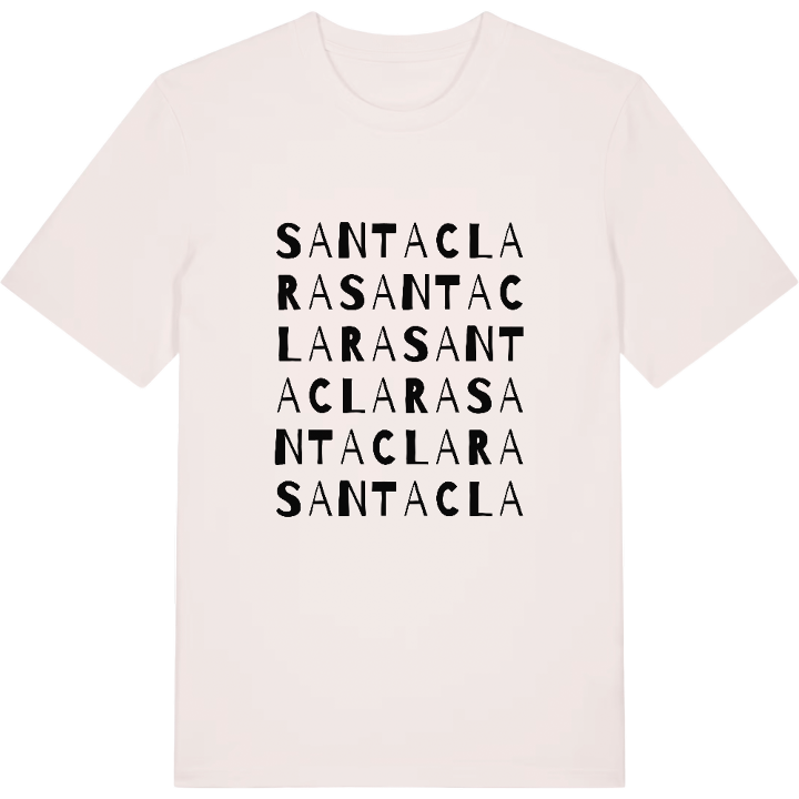 Santa Clara ordlek t-shirt – t-shirt från PinShirt