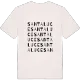 Santa Luce ordlek t-shirt