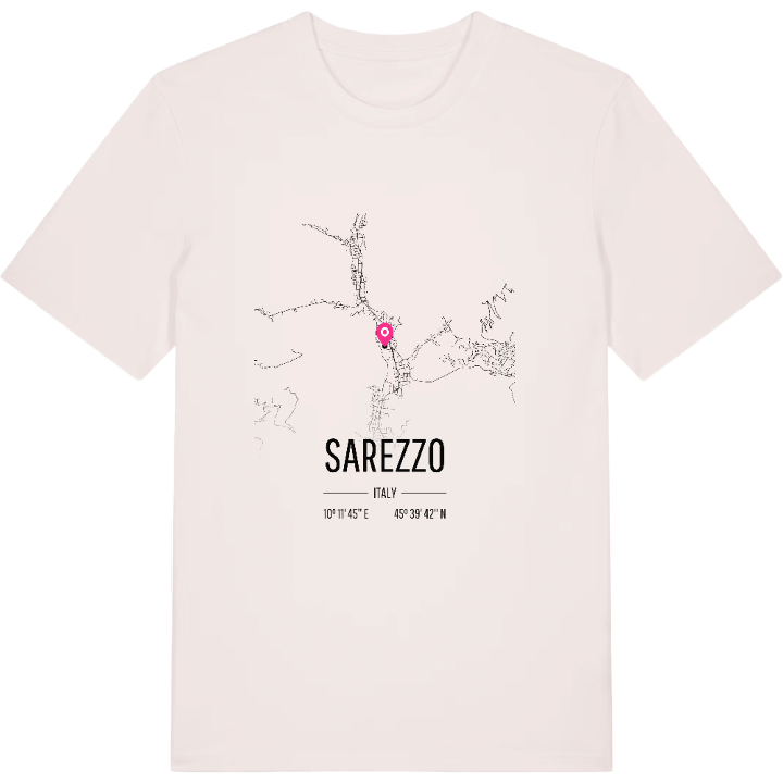 Sarezzo karta t-shirt – t-shirt från PinShirt