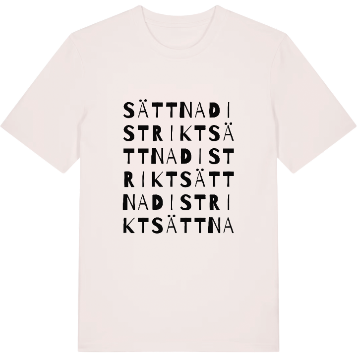 Sättna distrikt ordlek t-shirt – t-shirt från PinShirt