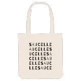 Saucelle ordlek tygkasse