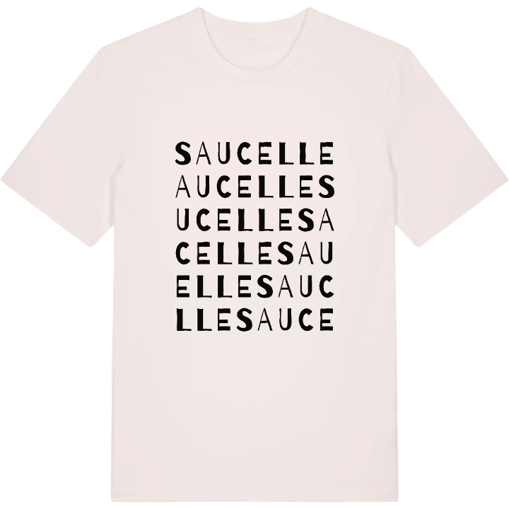 Saucelle ordlek t-shirt – t-shirt från PinShirt