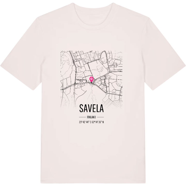 Savela karta t-shirt – t-shirt från PinShirt