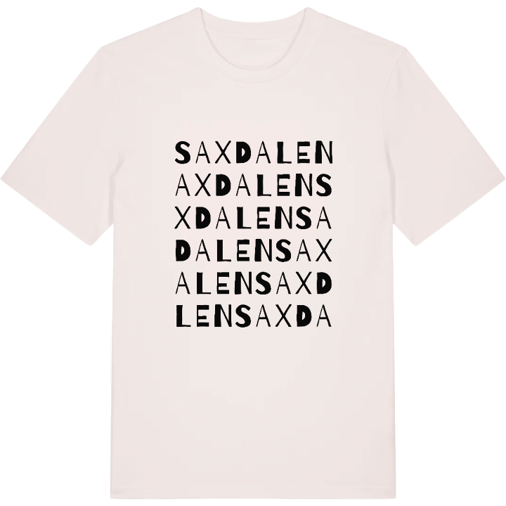 Saxdalen ordlek t-shirt – t-shirt från PinShirt