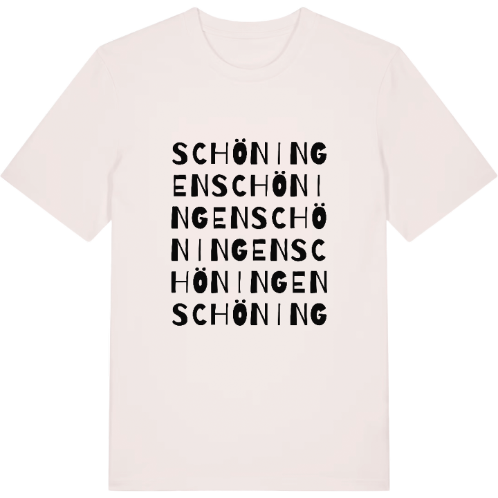 Schöningen ordlek t-shirt – t-shirt från PinShirt