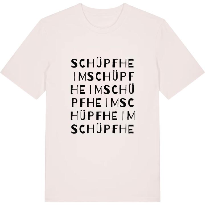 Schüpfheim ordlek t-shirt – t-shirt från PinShirt