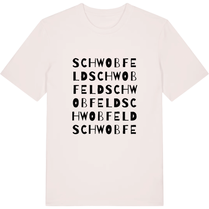 Schwobfeld ordlek t-shirt – t-shirt från PinShirt