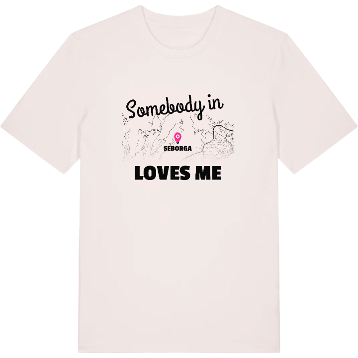Någon i Seborga älskar mig t-shirt – t-shirt från PinShirt