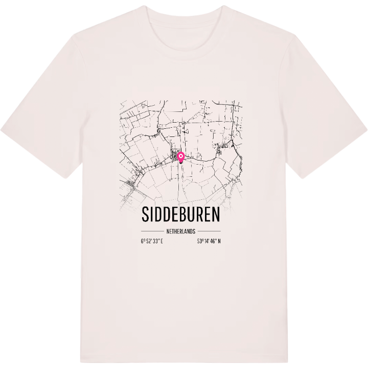 Siddeburen karta t-shirt – t-shirt från PinShirt