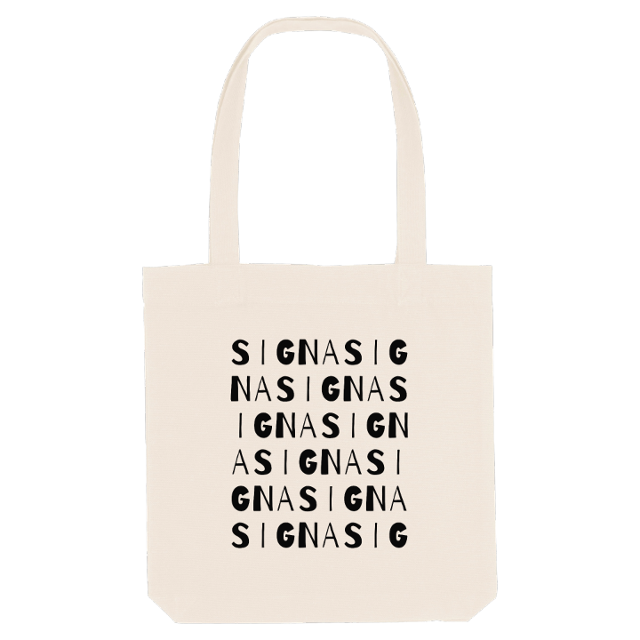 Signa ordlek tygkasse – tygkasse från PinShirt