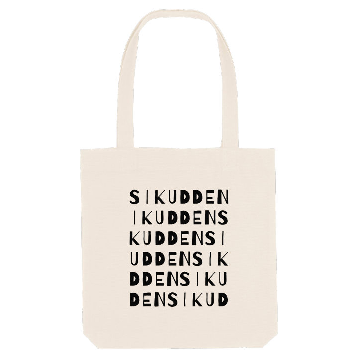 Sikudden ordlek tygkasse – tygkasse från PinShirt