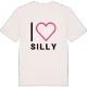 Jag älskar Silly t-shirt stort tryck