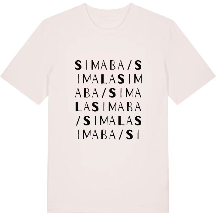 Simaba/Simala ordlek t-shirt – t-shirt från PinShirt