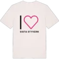 Jag älskar Sista Styvern t-shirt stort tryck