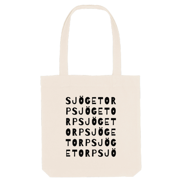Sjögetorp ordlek tygkasse – tygkasse från PinShirt