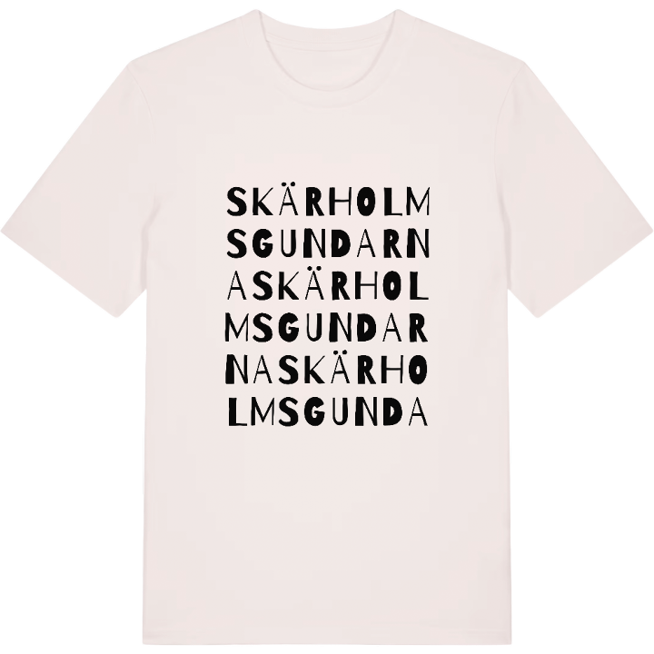Skärholmsgundarna ordlek t-shirt – t-shirt från PinShirt