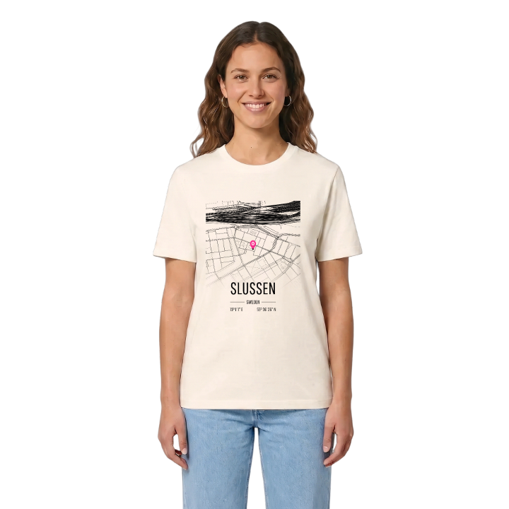 Slussen karta t-shirt – t-shirt från PinShirt